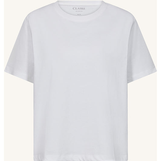 CLAIRE CWAdley Cropped T-Shirt T-shirt S/S 3246 White
