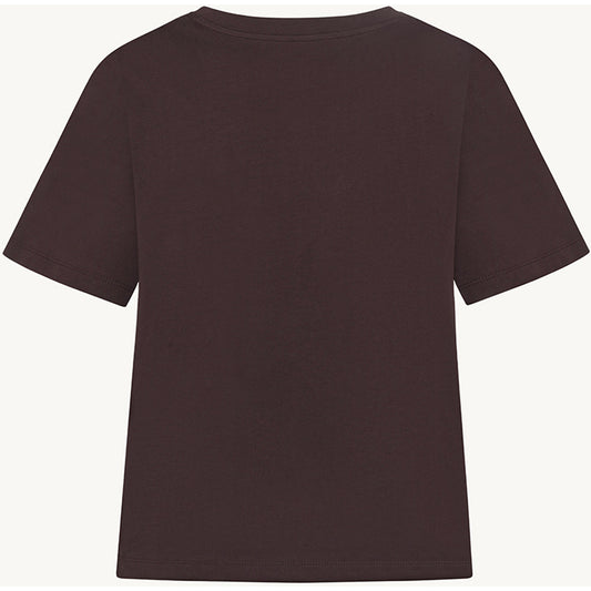 CLAIRE CWAdley Cropped T-Shirt T-shirt S/S 4565 Chocolate