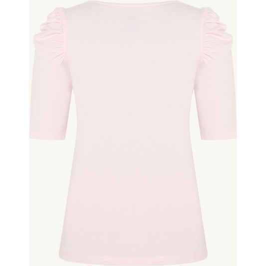 CLAIRE CWAdrienne draped T-Shirt T-shirt L/S 4306 Pink Touch