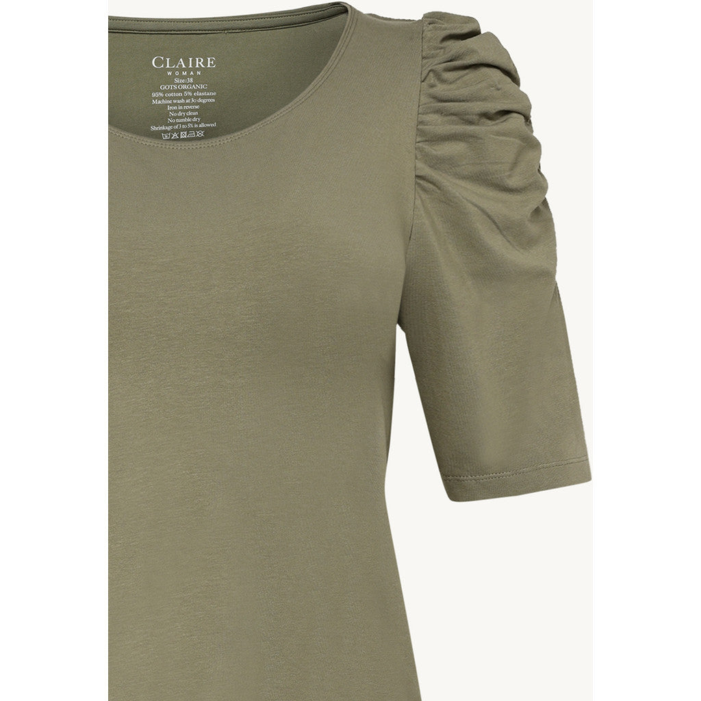 CLAIRE CWAdrienne draped T-Shirt T-shirt L/S 4441 Trekking