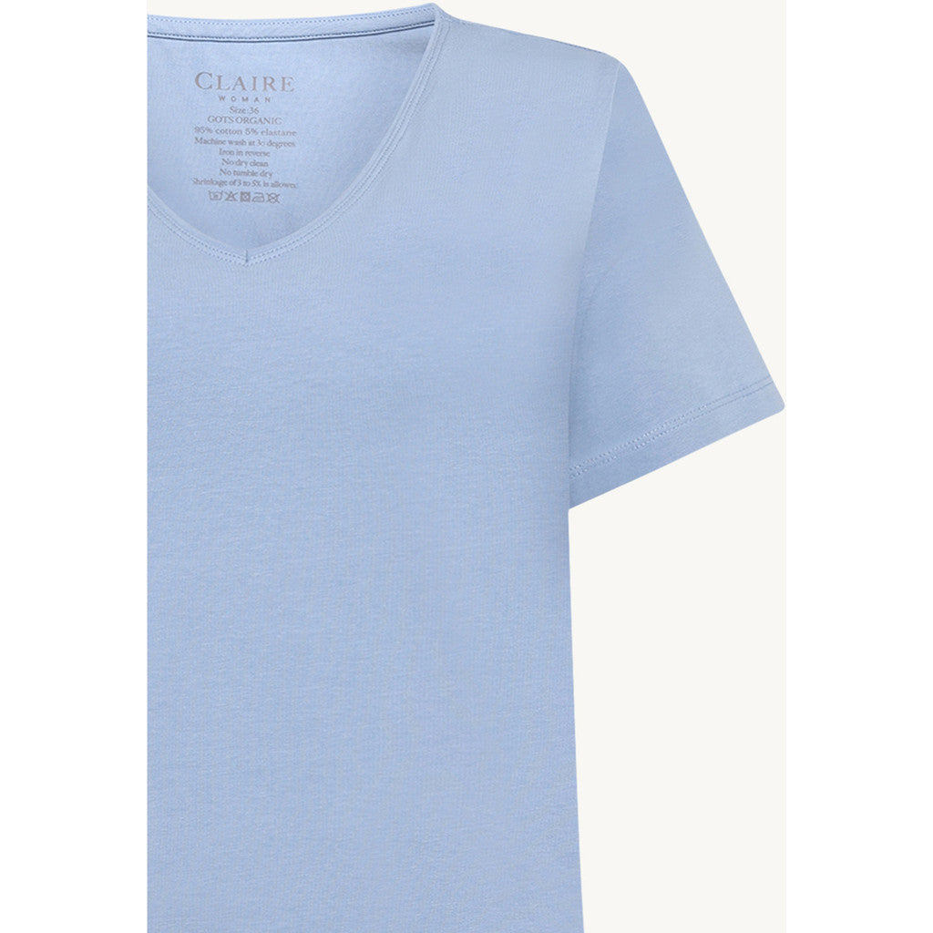 CLAIRE CWAida T-shirt S/S 3185 Serenity
