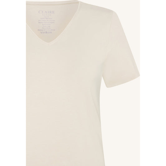 CLAIRE CWAida T-shirt S/S 3261 Sand Stone
