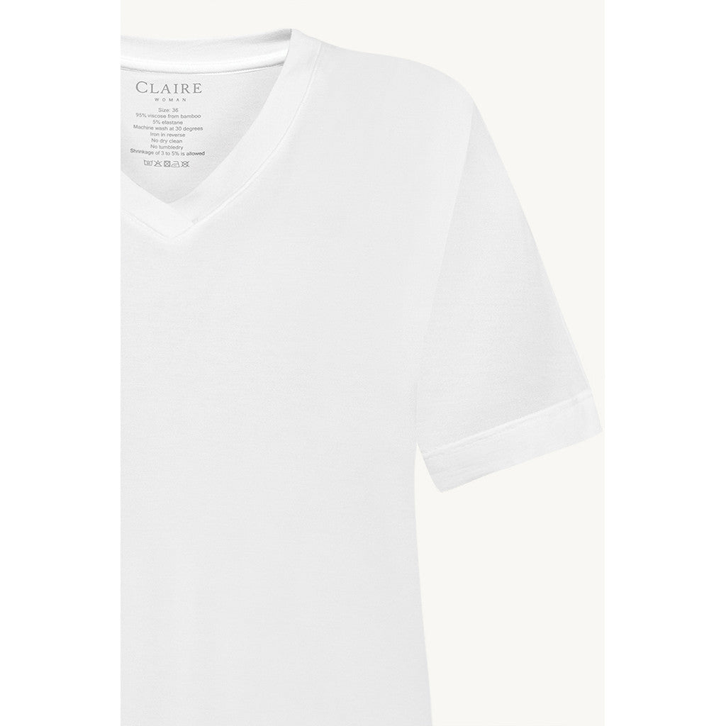 CLAIRE CWAlisa T-shirt S/S 3246 White