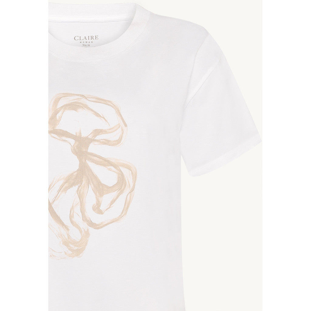 CLAIRE CWAmani T-shirt L/S 3261 Sand Stone