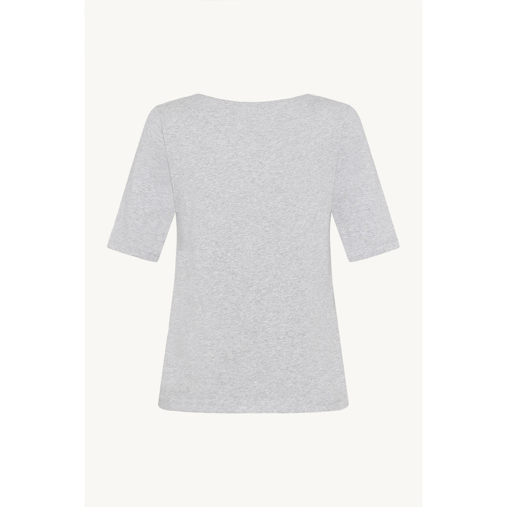 CLAIRE CWAmaryllis T-Shirt T-shirt L/S 1218 Soft Grey Melange