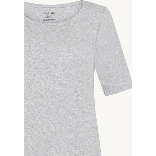 CLAIRE CWAmaryllis T-Shirt T-shirt L/S 1218 Soft Grey Melange