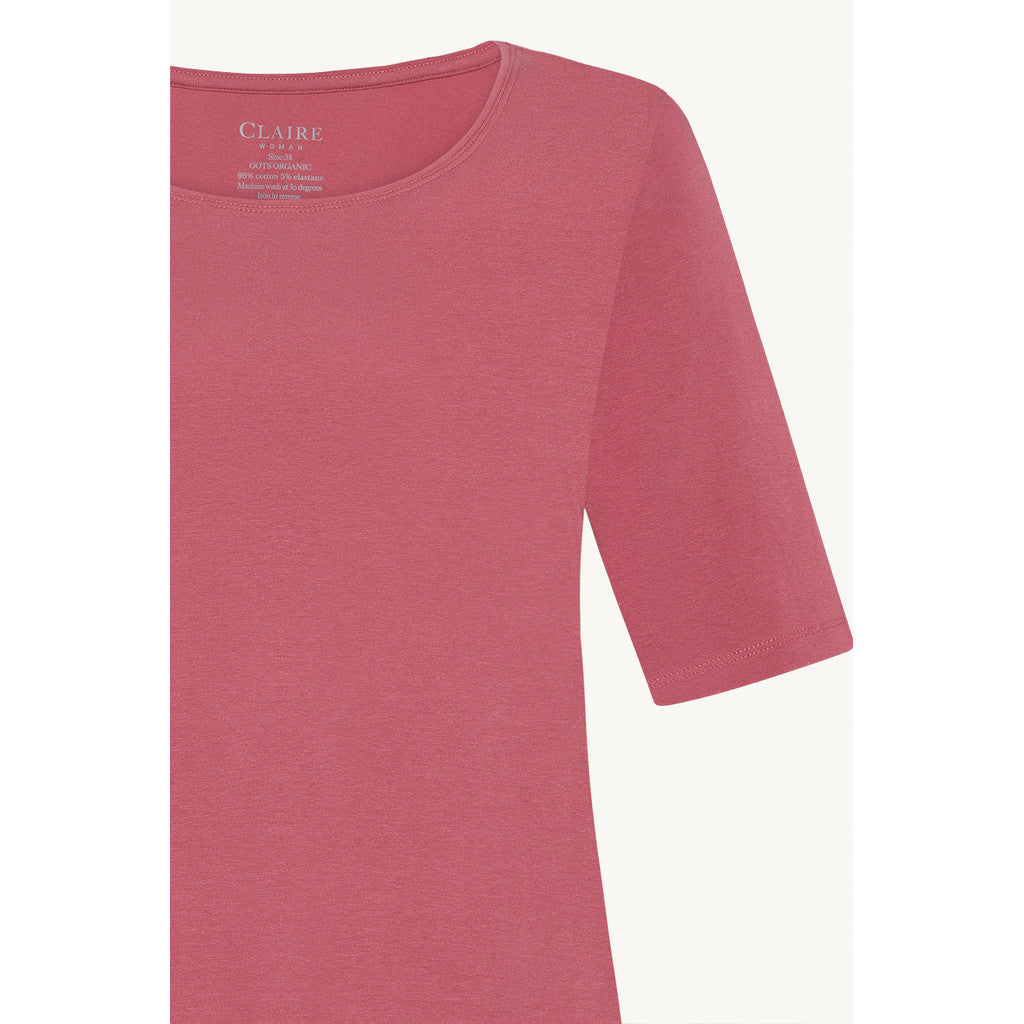 CLAIRE CWAmaryllis T-Shirt T-shirt L/S 3726 Rose Wine