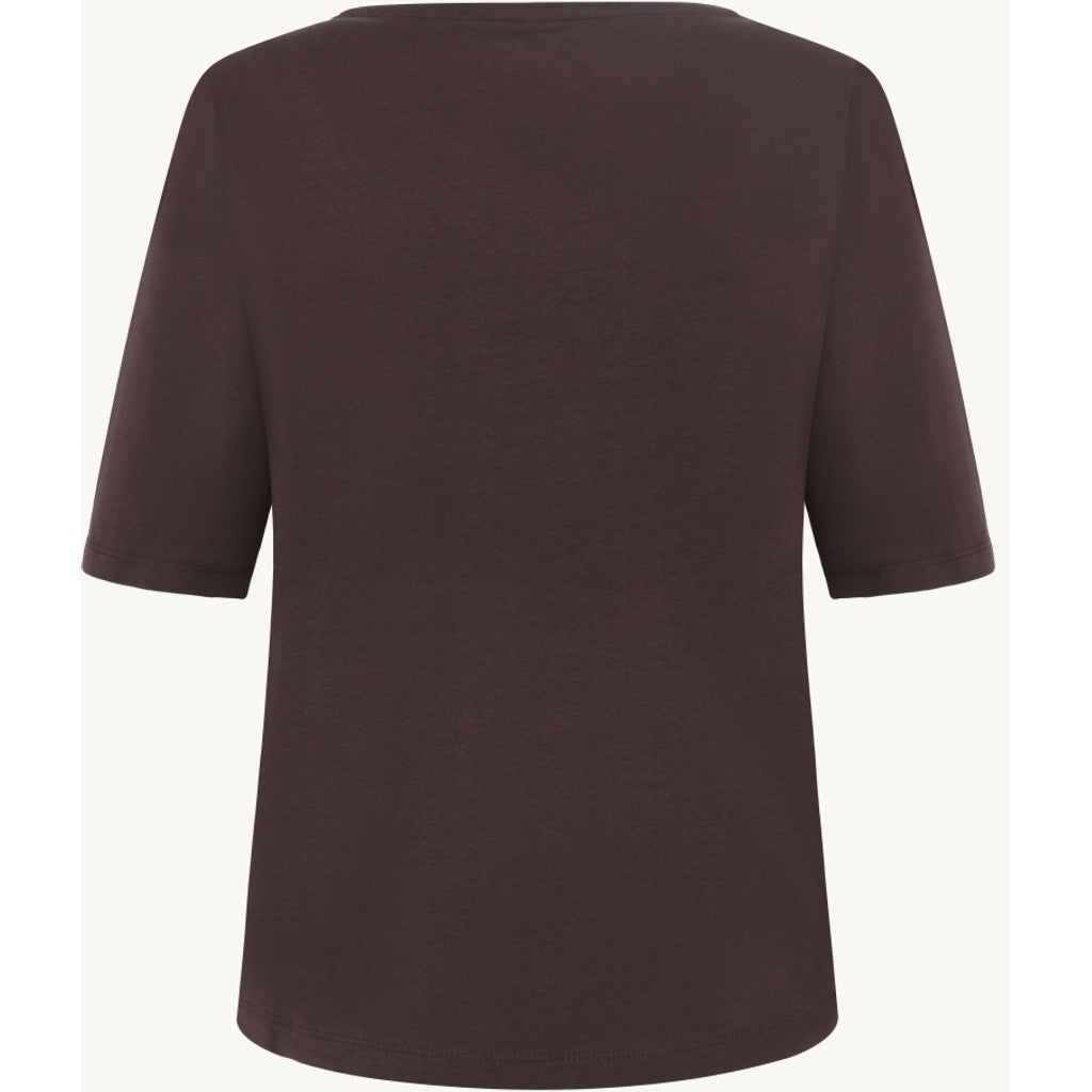CLAIRE CWAmaryllis T-Shirt T-shirt L/S 4565 Chocolate