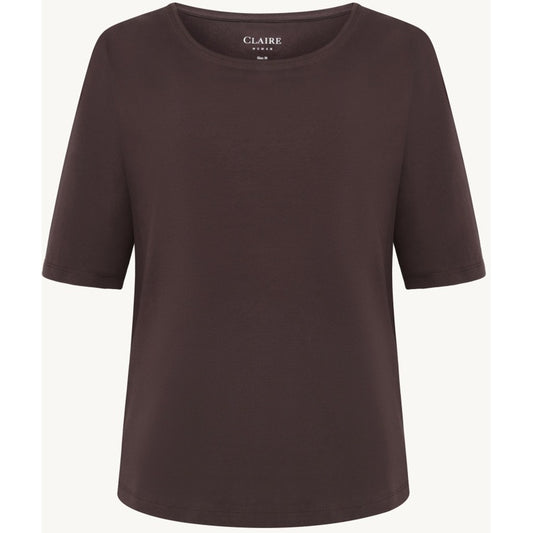 CLAIRE CWAmaryllis T-Shirt T-shirt L/S 4565 Chocolate