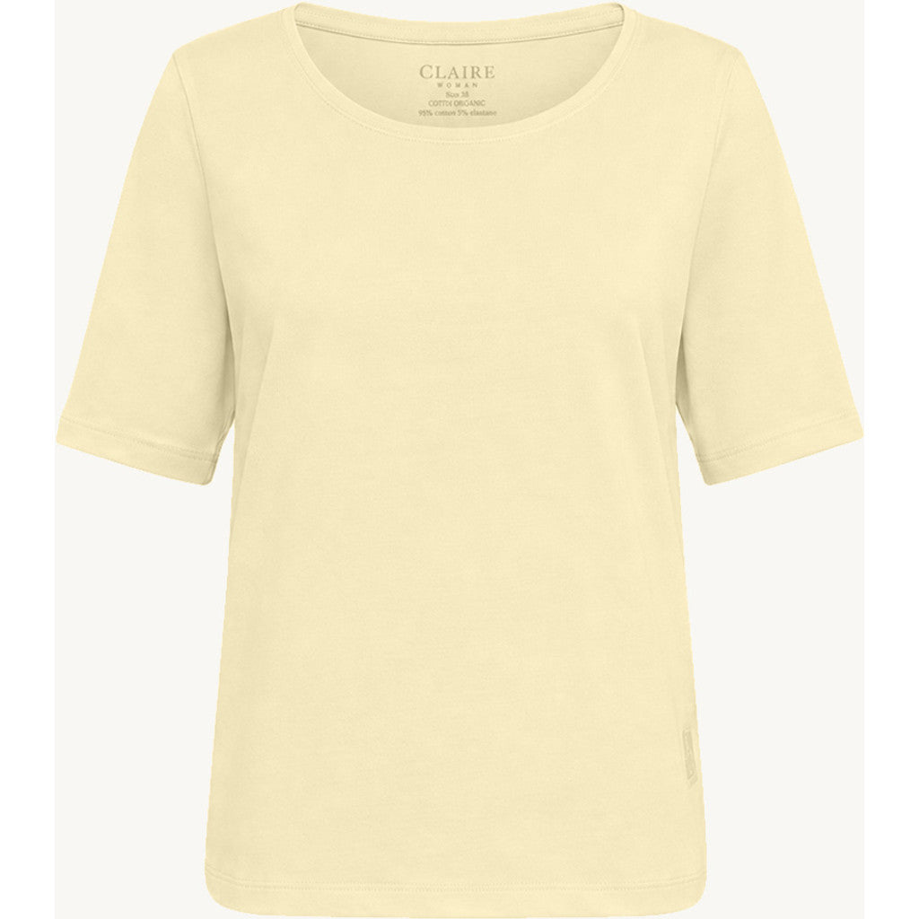CLAIRE CWAmaryllis T-Shirt T-shirt L/S 4626 Pale Yellow