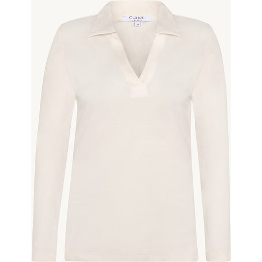 CLAIRE CWAmaya T-shirt L/S 3217 Gardenia