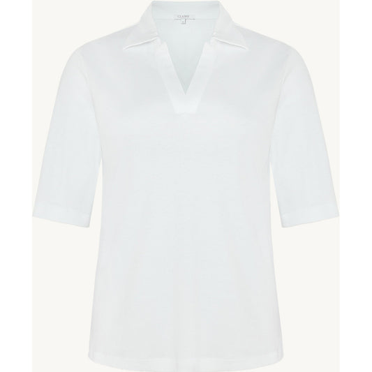CLAIRE CWAmaya Polo T-shirt T-shirt S/S 3246 White