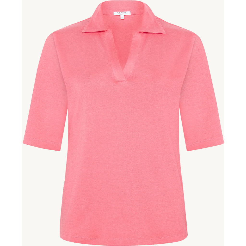 CLAIRE CWAmaya Polo T-shirt T-shirt S/S 4711 Coral Blush