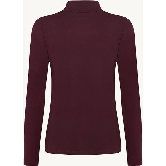 CLAIRE CWAmberly T-shirt L/S 3748 Wineberry