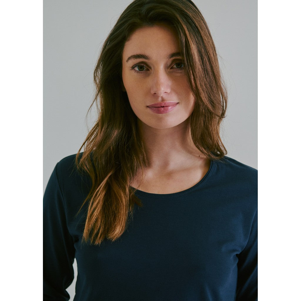 CLAIRE CWAmy T-shirt L/S 3151 Dark Navy