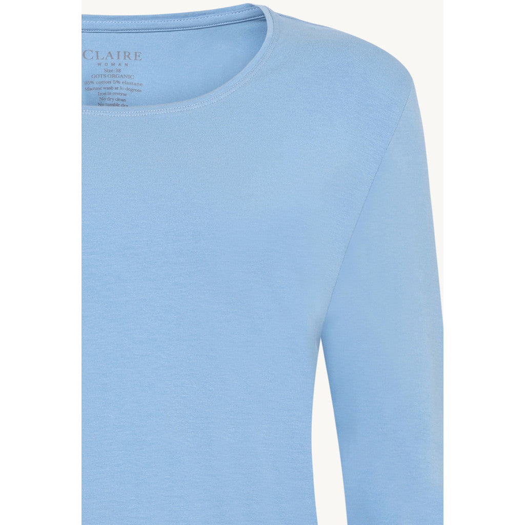 CLAIRE CWAmy T-shirt L/S 3194 Vista Blue
