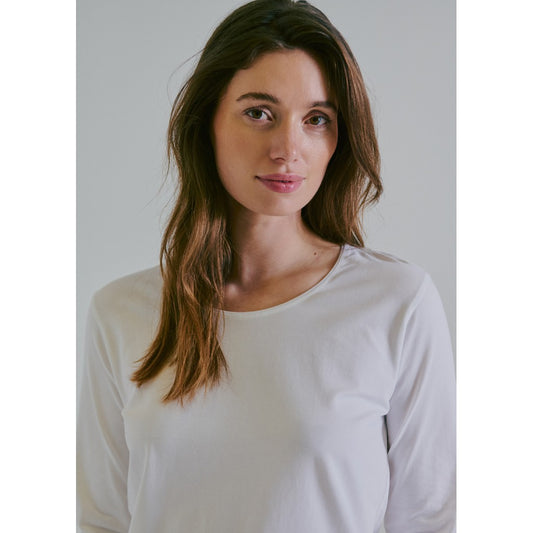 CLAIRE CWAmy T-shirt L/S 3246 White