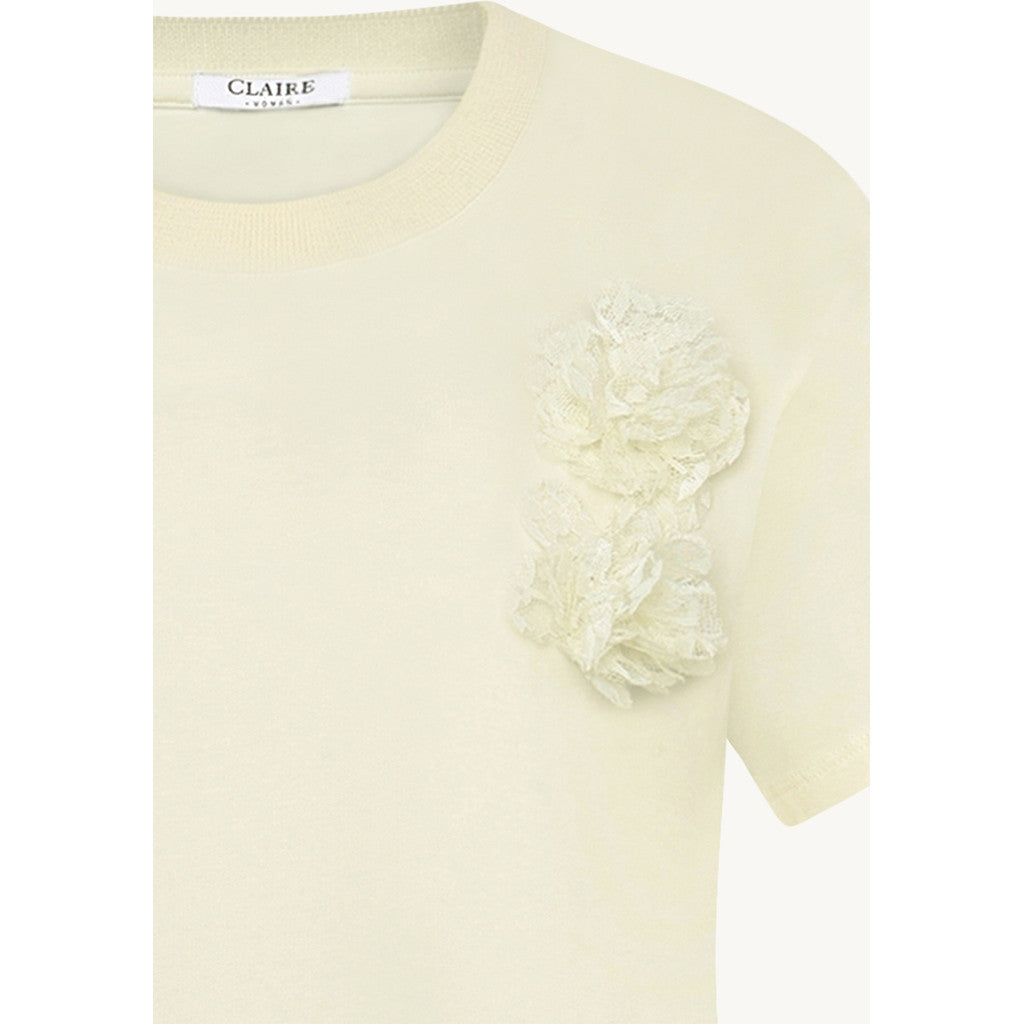 CLAIRE CWAndrea T-shirt S/S 3217 Gardenia