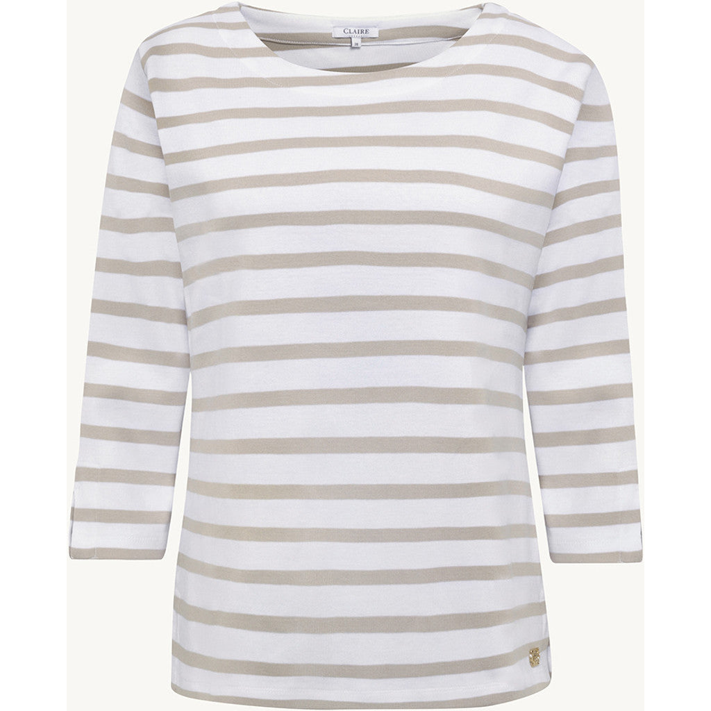 CLAIRE CWAnette T-shirt L/S 3261 Sand Stone