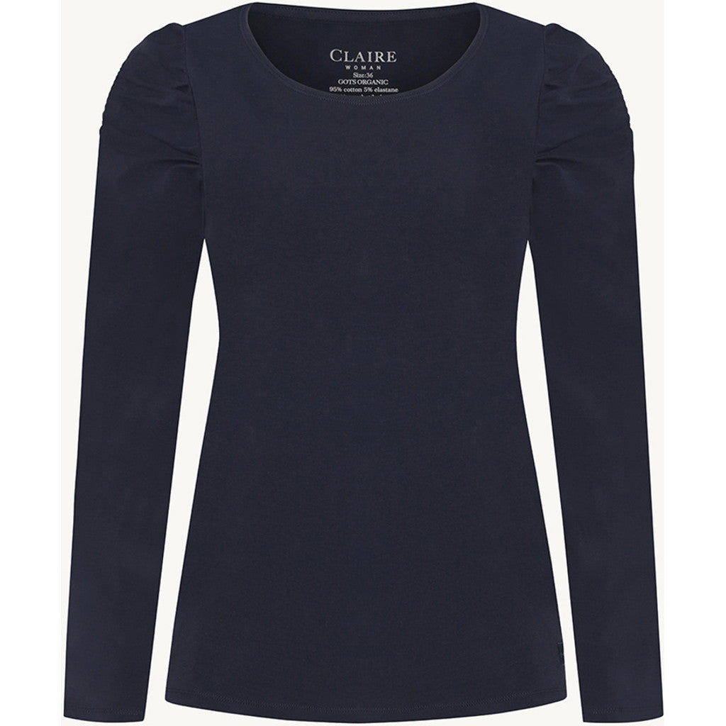 CLAIRE CWAnne T-shirt L/S 3151 Dark Navy