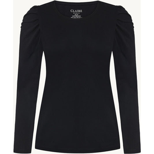 CLAIRE CWAnne T-shirt L/S 3244 Black