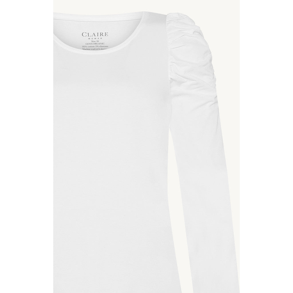 CLAIRE CWAnne T-shirt L/S 3246 White