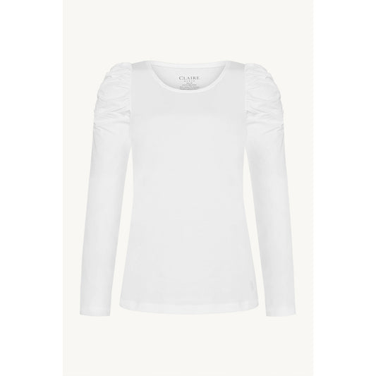 CLAIRE CWAnne T-shirt L/S 3246 White