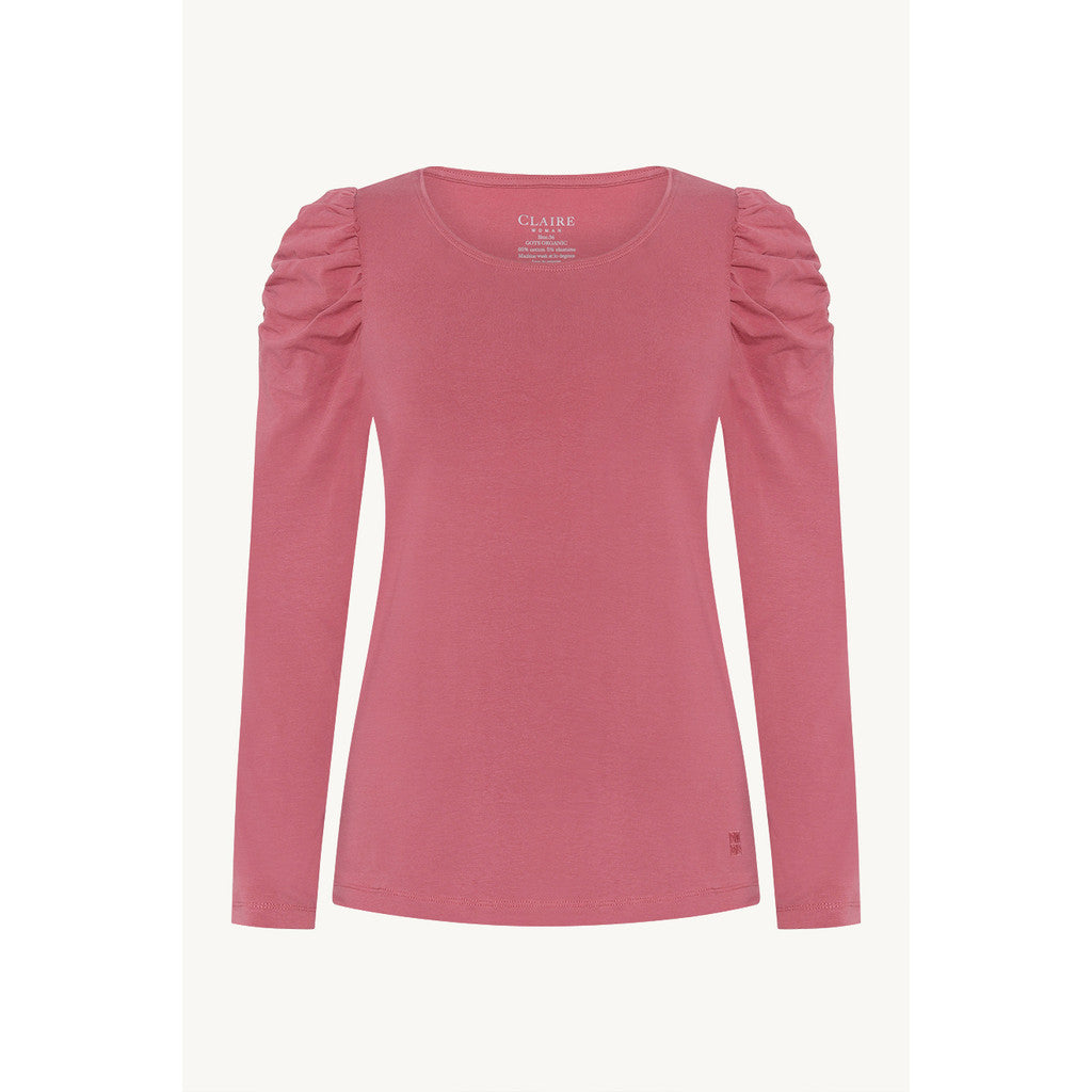 CLAIRE CWAnne T-shirt L/S 3726 Rose Wine
