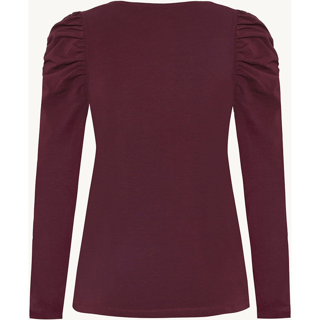 CLAIRE CWAnne T-shirt L/S 3748 Wineberry