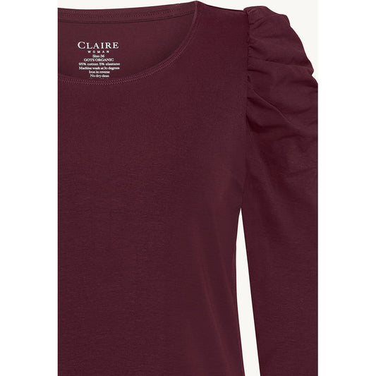 CLAIRE CWAnne T-shirt L/S 3748 Wineberry