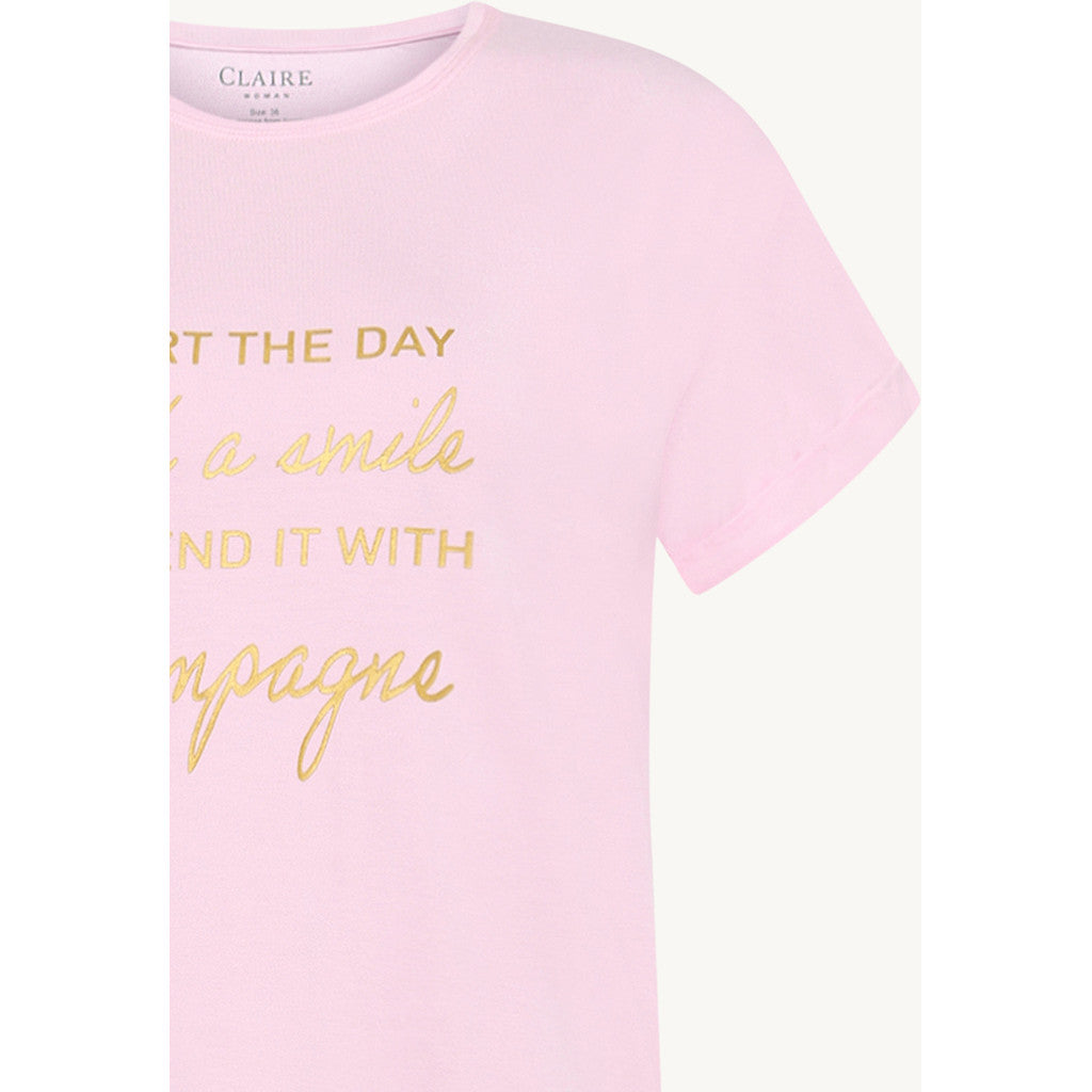 CLAIRE CWAoife T-shirt S/S 4318 Pink Tulle