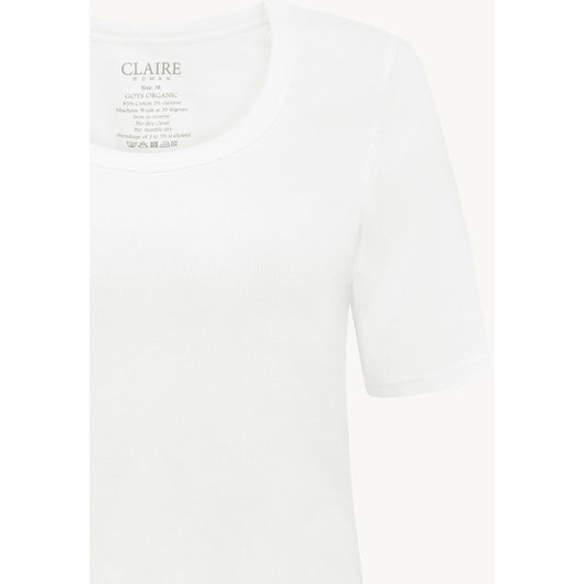 CLAIRE CWAstrid T-shirt S/S 3246 White