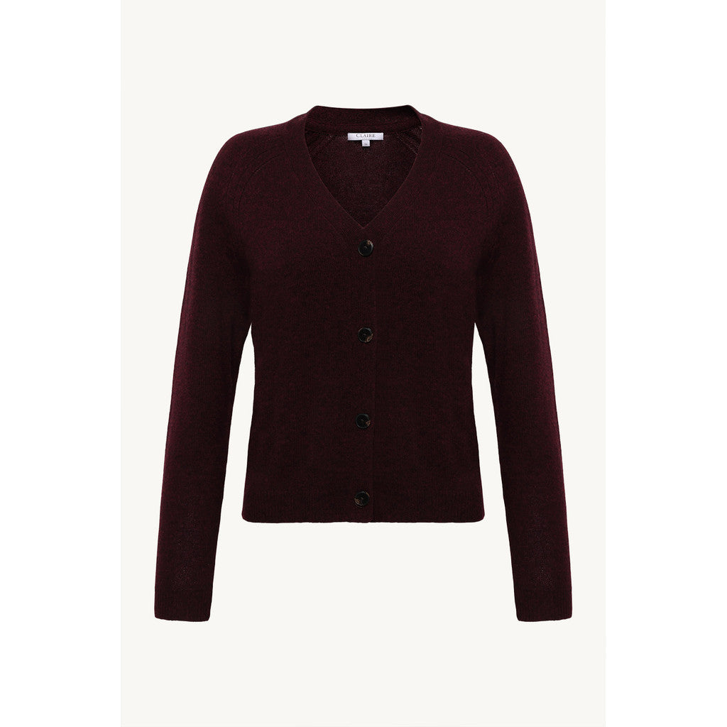 CLAIRE CWCaila Cardigan 13748 Wine Melange