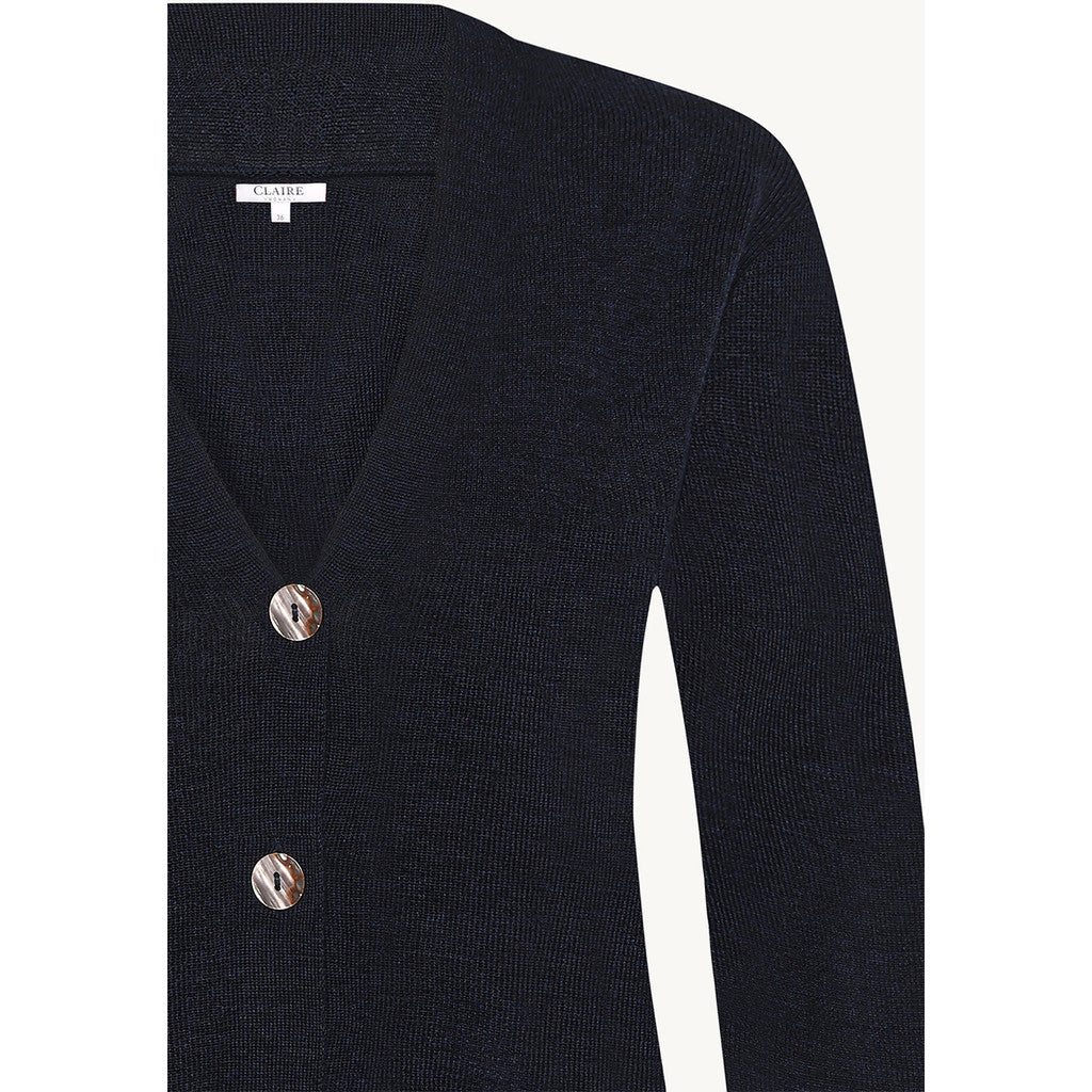 CLAIRE CWCait Cardigan 13151 Dark Navy Melange