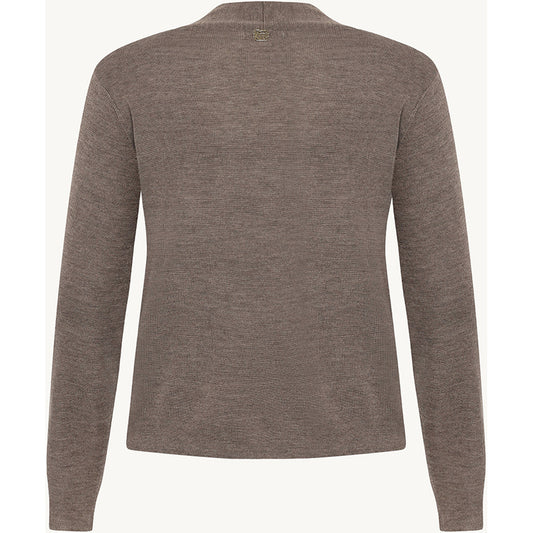 CLAIRE CWCait Cardigan 13578 Cacao Melange