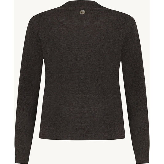 CLAIRE CWCait Cardigan 14579 Hot Fudge Melange