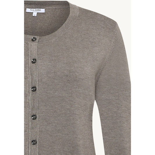 CLAIRE CWCamilla Cardigan 14522 Fossil Melange