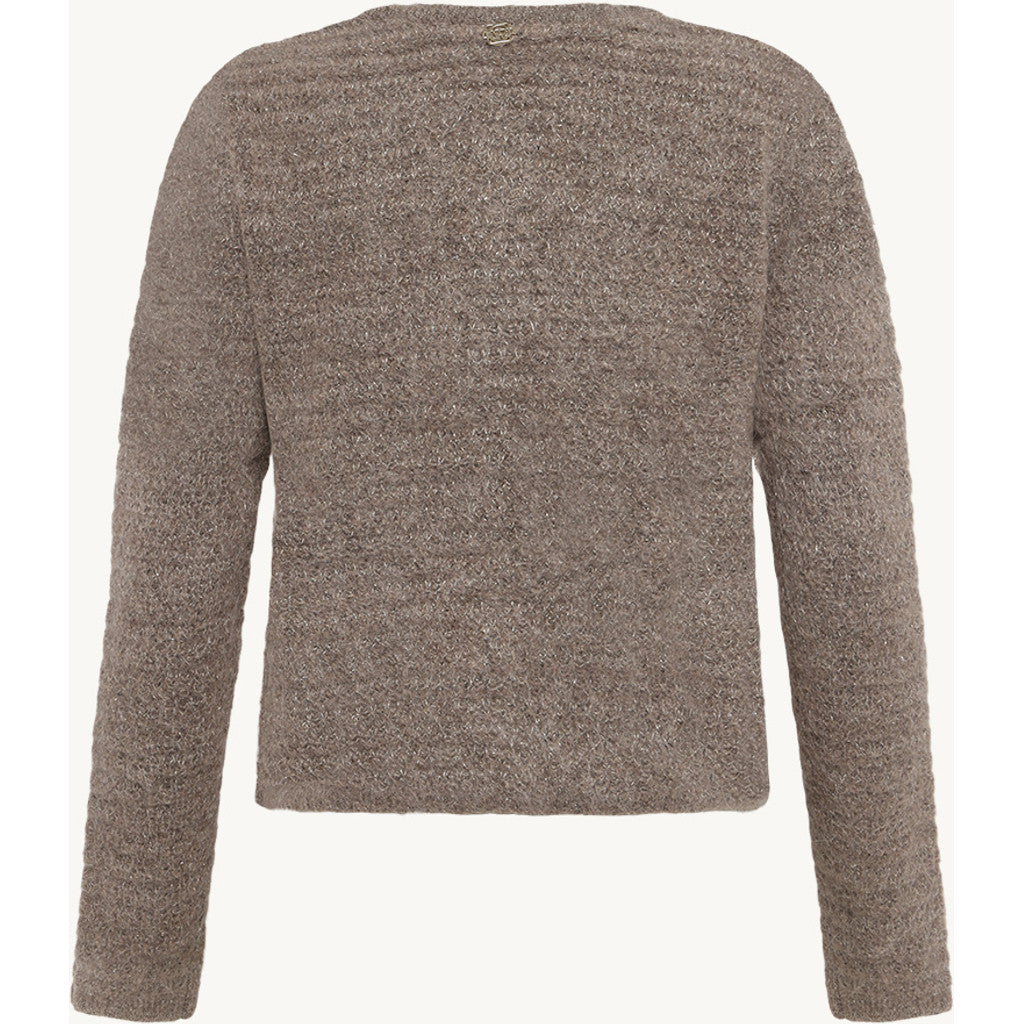 CLAIRE CWCasilda Cardigan 13578 Cacao Melange