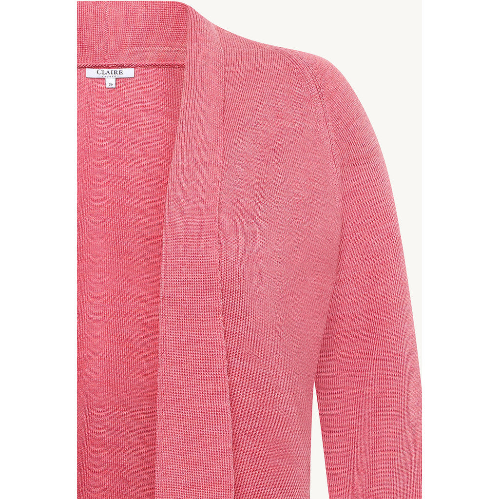 CLAIRE CWCeline Cardigan 14711 Coral Blush Melange