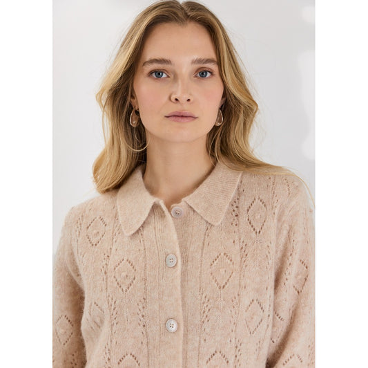 CLAIRE CWCenia Pullover 14505 Sand-Melange