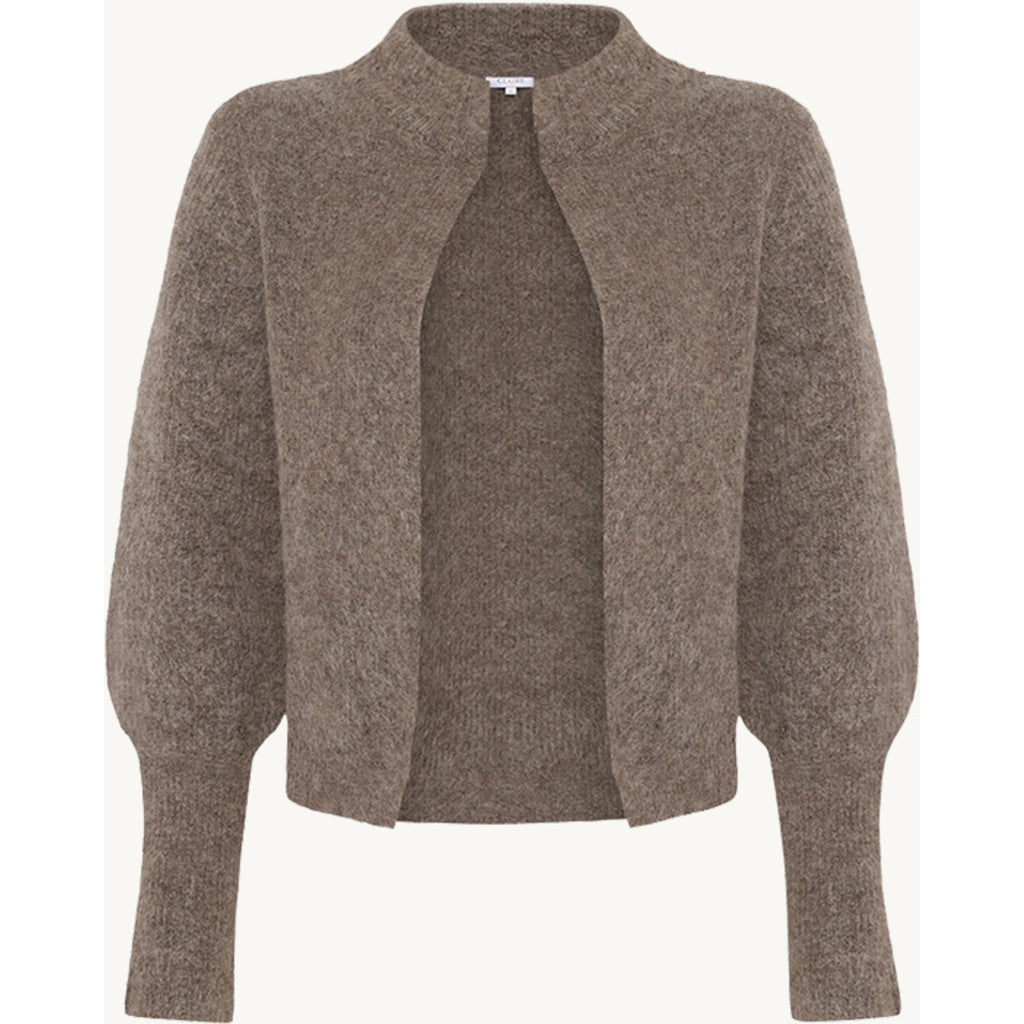 CLAIRE CWChelsea Cardigan 13578 Cacao Melange