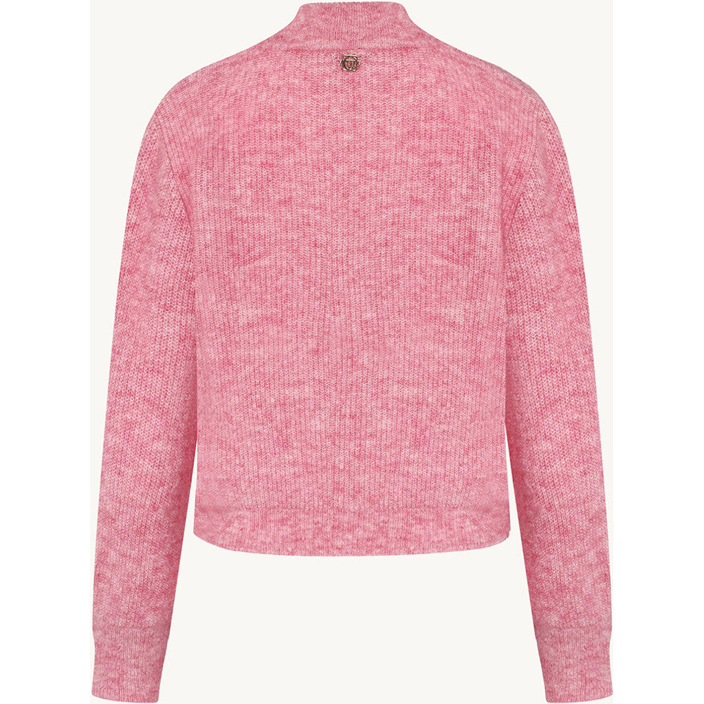 CLAIRE CWChelsea Cardigan 13726 Rose Wine Melange