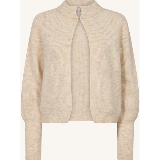 CLAIRE CWChelsea Cardigan 14505 Sand-Melange