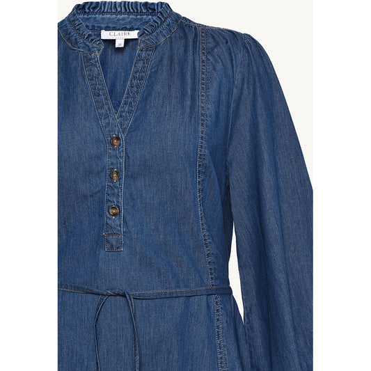 CLAIRE CWDagmara Dresses 17 Medium Blue Denim