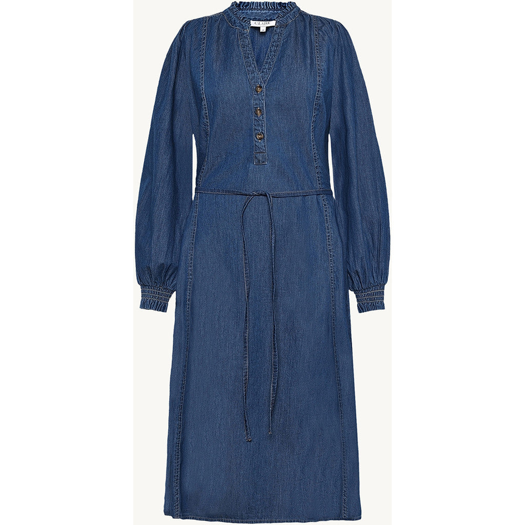 CLAIRE CWDagmara Dresses 17 Medium Blue Denim