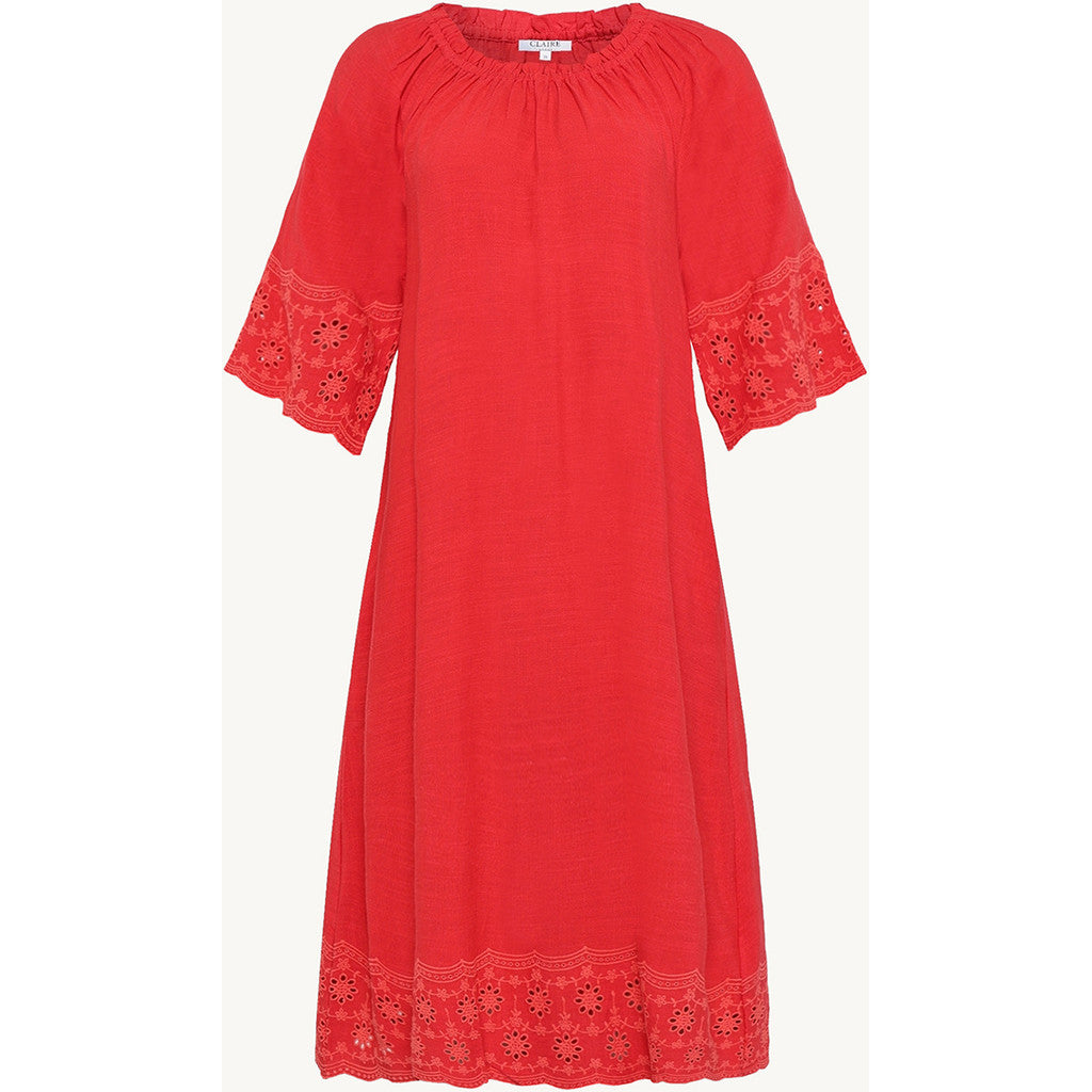 CLAIRE CWDanniella Dresses 4352 Sweet Red