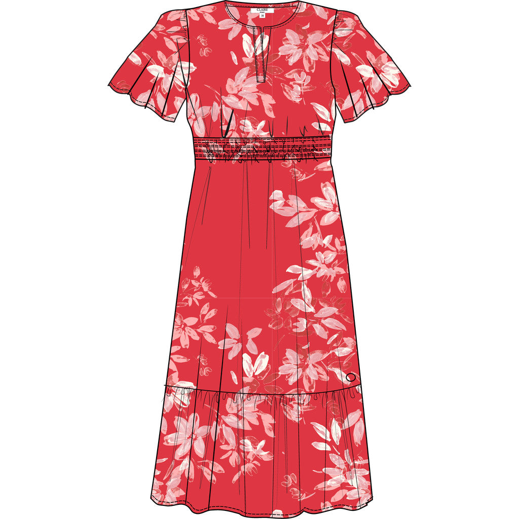 CLAIRE CWDilani Dresses 4352 Sweet Red