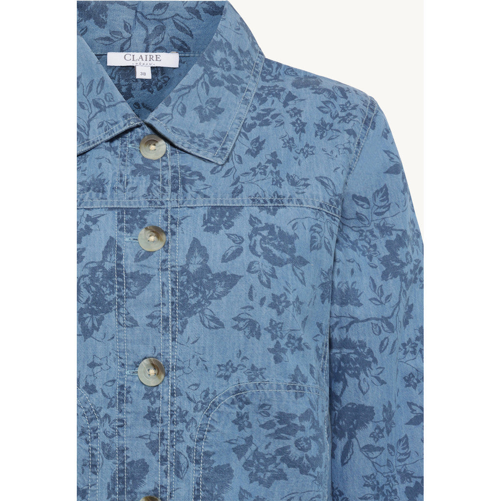 CLAIRE CWEffie Shirts 3014 Medium Blue Denim