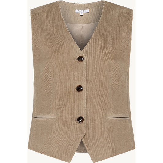 CLAIRE CWEliane Waistcoat 4540 Cappucino
