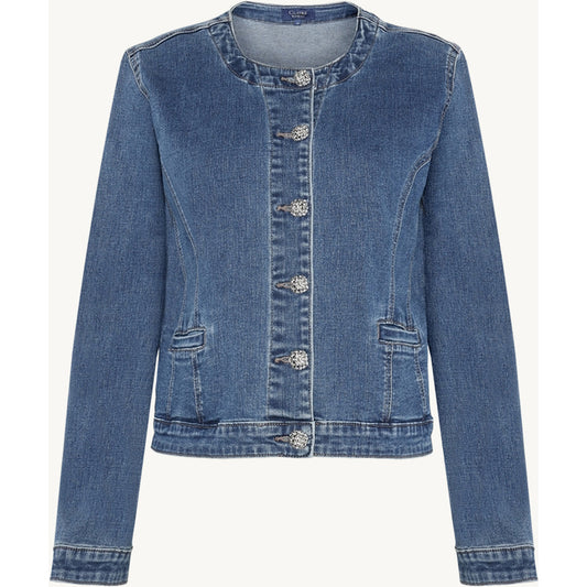 CLAIRE CWEugeinia Blazer 3015 Medium Blue Denim